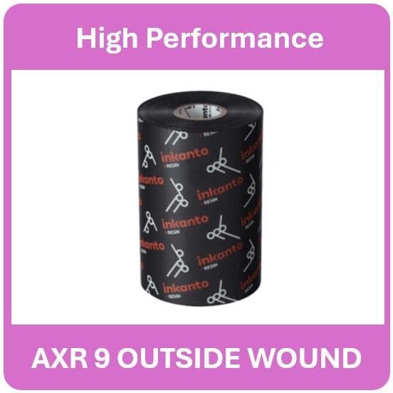 AXR 9 80mm x 300m T64380IO AXR 9 Fabric Printing Ribbon
