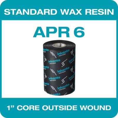 80mm x 450m T63349IO Wax Resin inkanto by ARMOR APR 6 Ribbon