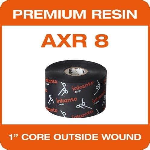 AXR8 90mm x 300m T64371IO Resin inkanto by ARMOR AXR 8 Ribbon