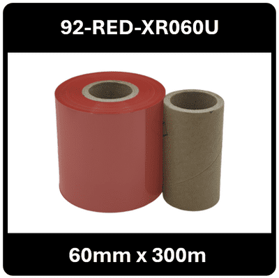 92-RED-XR060U Textile Printing Labels
