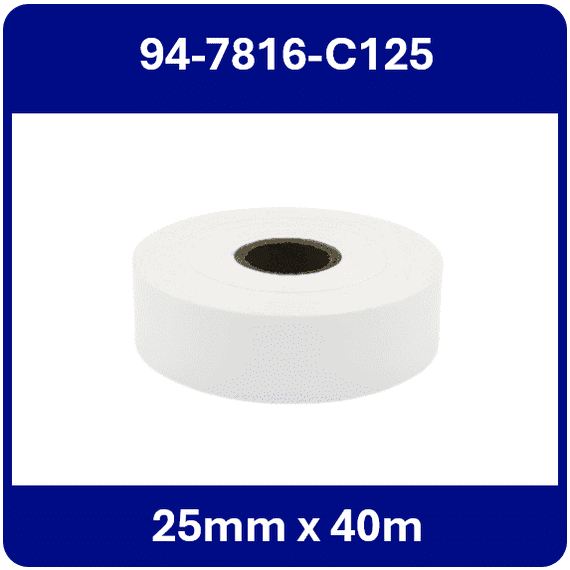 94-7816-C125 25mm x 40m Continuous Polyester Roll