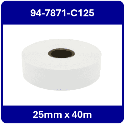 94-7871-C125 25mm x 40m Continuous Polyester Roll