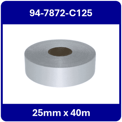 94-7872-C125 25mm x 40m Continuous Polyester Roll