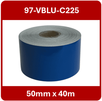 97-VBLU-C225 50mm x 40m Continuous Vinyl Roll