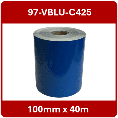 97-VBLU-C425 100mm x 40m Continuous Vinyl Roll