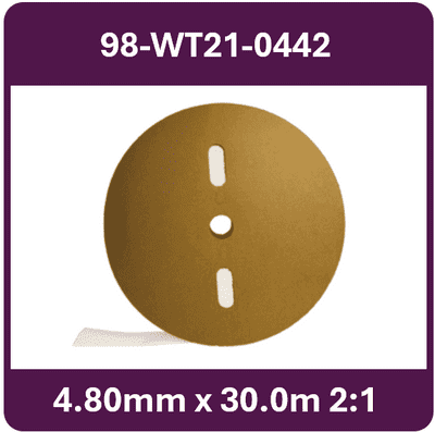 98-WT21-0442 4.80mm x 30.0m 2:1 Shrink Tubing