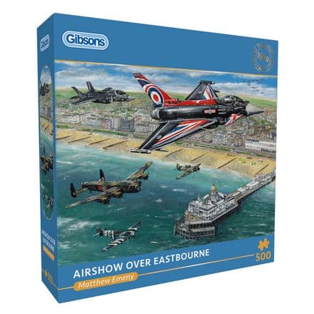 * NEW Airshow Over Eastbourne Gibsons 500 Piece Jigsaw Puzzle