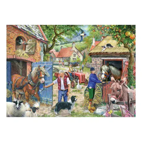 * New Appletree Lane HOP BIG 500 XL Piece Jigsaw Puzzle