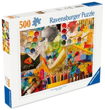 * NEW Art Studio Ravensburger 500 Piece Jigsaw Puzzle