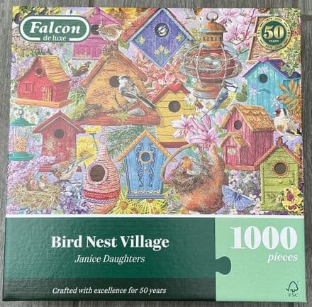 * NEW Bird Nest Village Falcon 1000 Piece Jigsaw Puzzle