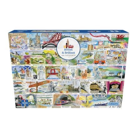 * NEW British And Brilliant Gibsons 1000 Piece Jigsaw Puzzle