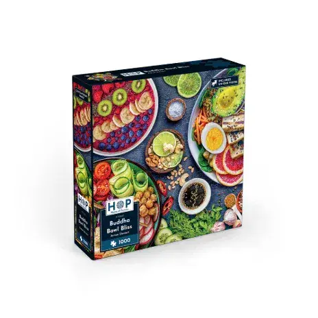 * New Buddha Bowl (DINGED BOX) Bliss HOP 1000 Piece Jigsaw Puzzle