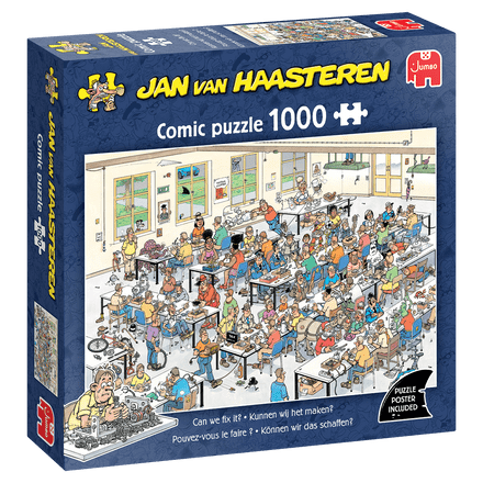 * New Can We Fix It Jan Van Haasteren 1000 Piece Jigsaw Puzzle