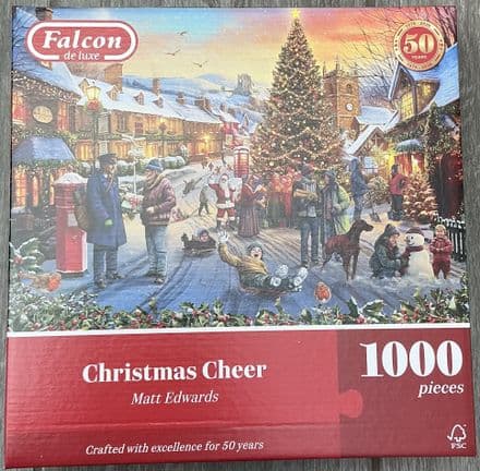 * NEW Christmas Cheer Falcon 1000 Piece Jigsaw Puzzle