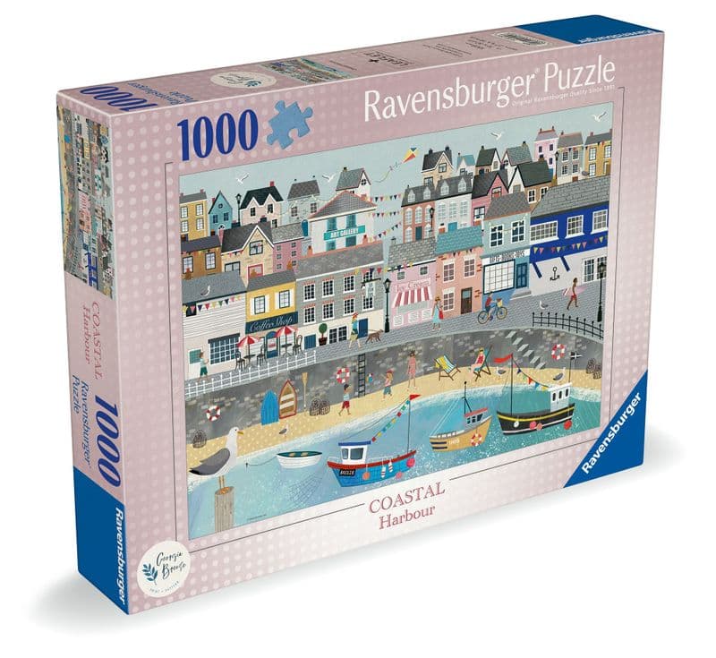 * NEW Coastal Harbour Ravensburger 1000 Piece Jigsaw Puzzle