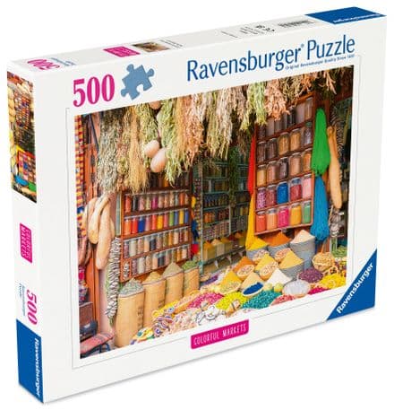 * NEW Colourful Spices & Herbs Morocco Ravensburger 500 Piece Jigsaw Puzzle