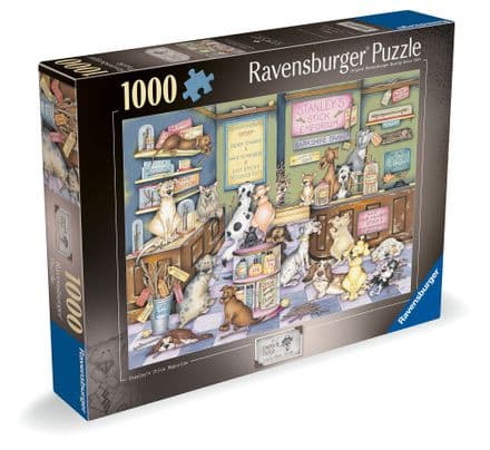 * NEW Dapper Dogs Stanleys Stick Emporium Ravensburger 1000 Piece Jigsaw Puzzle