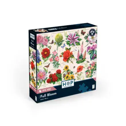 * New Full Bloom (Dings to box) HOP BIG 500 XL Piece Jigsaw Puzzle