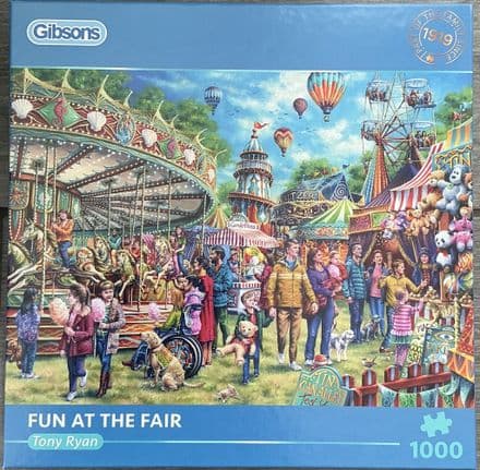 * NEW Fun At The Fair Gibsons 1000 Piece Jigsaw Puzzle