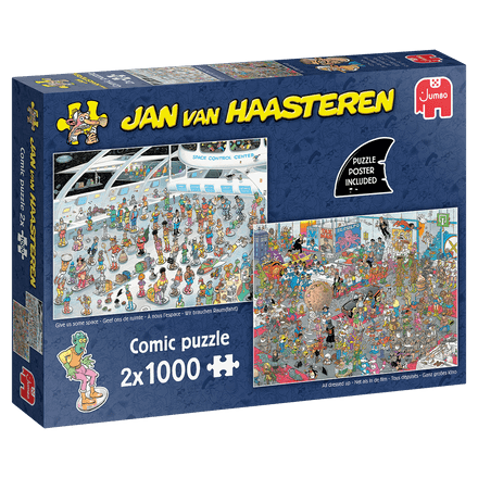 * New Give Us Some Space & All Dress Jan Van Haasteren 1000 Piece Jigsaw Puzzle