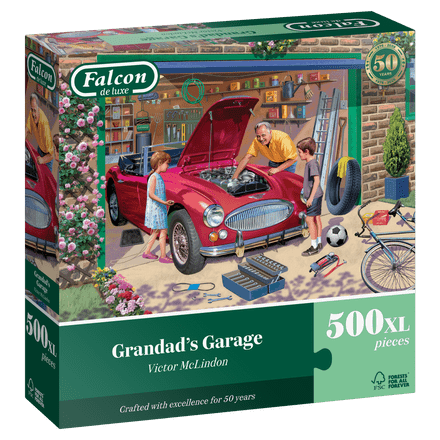 * New Grandads Garage Falcon 500XL Piece Jigsaw Puzzle