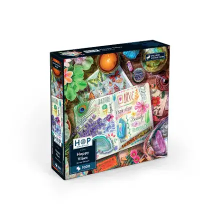 * New Happy Vibes HOP 1000 Piece Jigsaw Puzzle