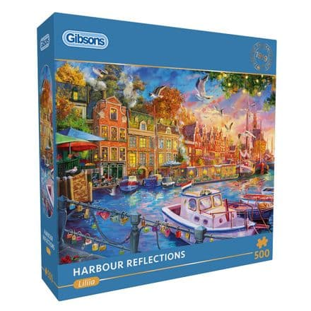 * NEW Harbour Reflections Gibsons 500 Piece Jigsaw Puzzle