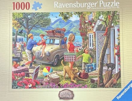 * NEW Holiday Cottage Ravensburger 1000 Piece Jigsaw Puzzle