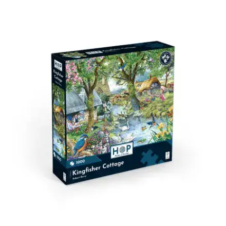 * New Kingfisher Cottage HOP 1000 Piece Jigsaw Puzzle