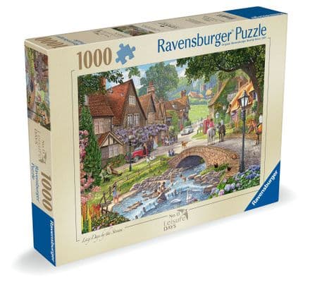 * NEW Leisure Days 13 By The Stream Ravensburger 1000 Piece Jigsaw Puzzle