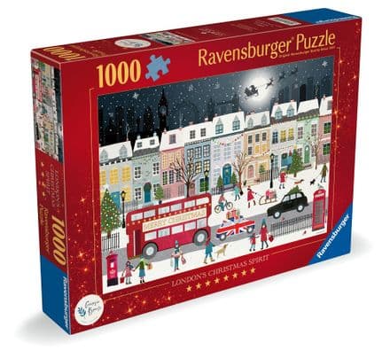 * NEW London Christmas Spirit Ravensburger 1000 Piece Jigsaw Puzzle