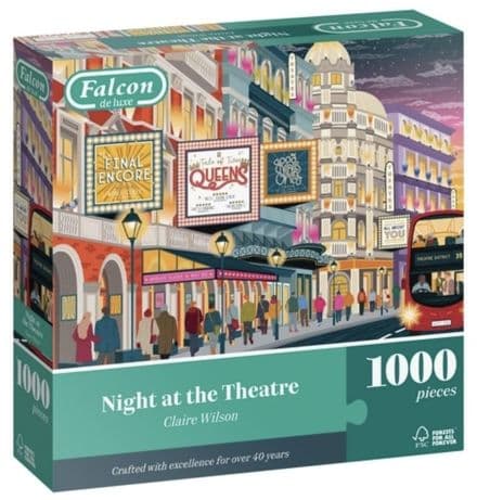 * NEW Night At The Theatre Falcon 1000 Piece Jigsaw Puzzle