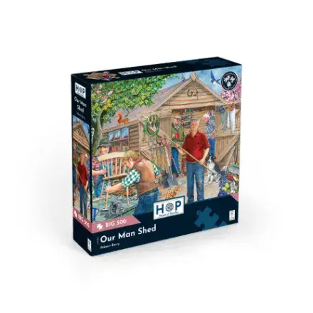 * New Our Man Shed HOP BIG 500 XL Piece Jigsaw Puzzle