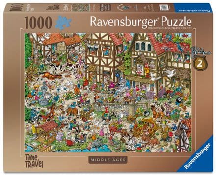 * NEW Rays Comic Series Time Travel Ravensburger 1000 Piece Jigsaw Puzzle