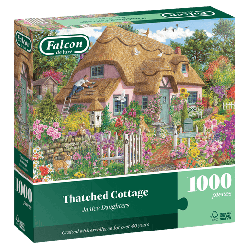 * NEW Thatched Cottage Falcon 1000 Piece Jigsaw Puzzle