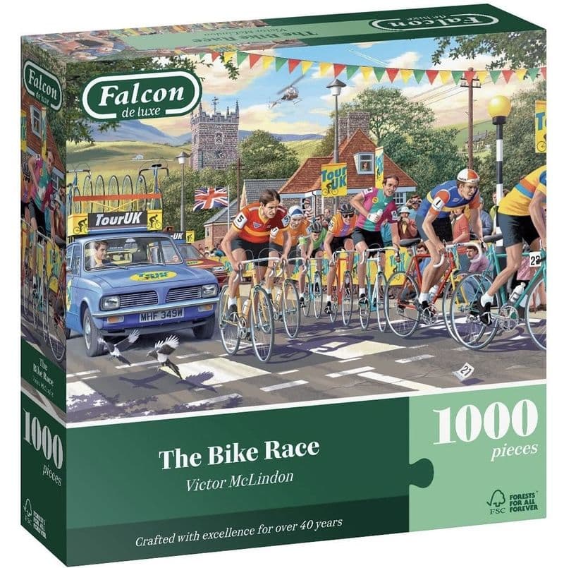 * NEW The Bike Race Falcon 1000 Piece Jigsaw Puzzle