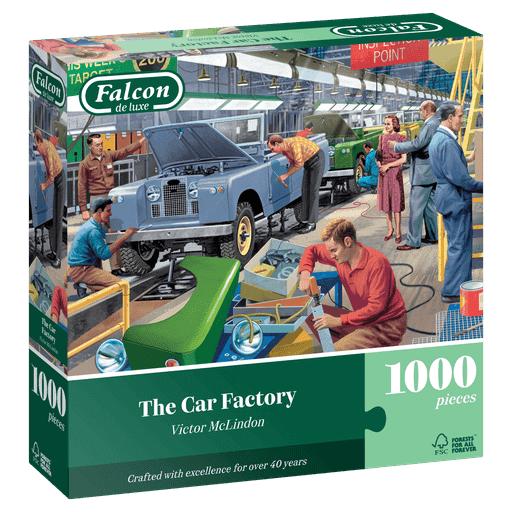 * NEW The Car Factory Falcon 1000 Piece Jigsaw Puzzle