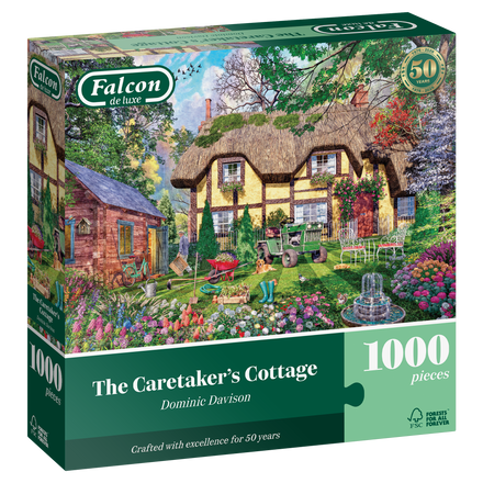 * NEW The Caretakers Cottage Falcon 1000 Piece Jigsaw Puzzle