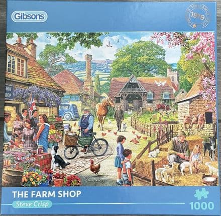 * NEW The Farm Shop Gibsons 1000 Piece Jigsaw Puzzle