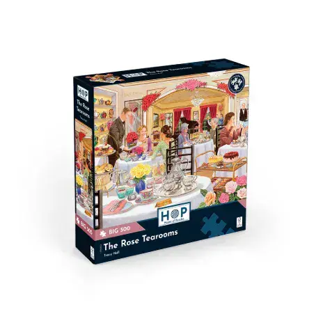 New The Rose Tearooms HOP BIG 500 XL Piece Jigsaw Puzzle
