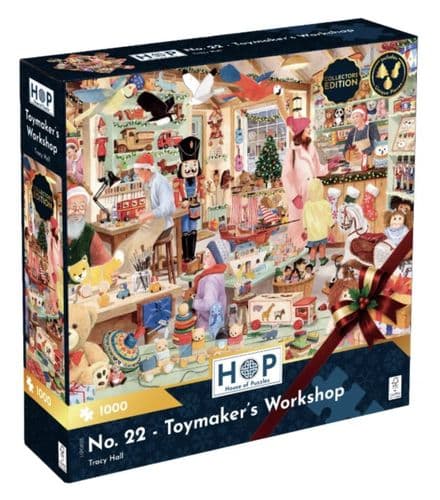 * New Toymakers Workshop Christmas No22 HOP 1000 Piece Jigsaw Puzzle