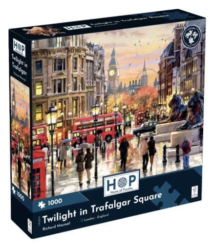 * New Twilight In Trafalgar Square HOP 1000 Piece Jigsaw Puzzle
