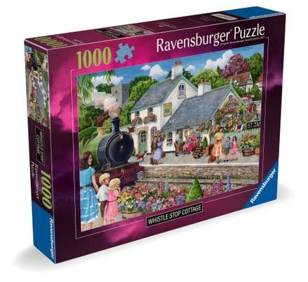 * NEW Whistle Stop Cottage Ravensburger 1000 Piece Jigsaw Puzzle