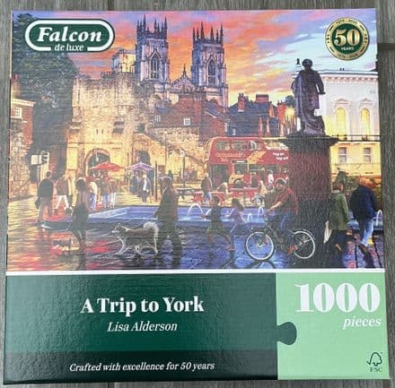 A Trip To York Falcon 1000 Piece Jigsaw Puzzle