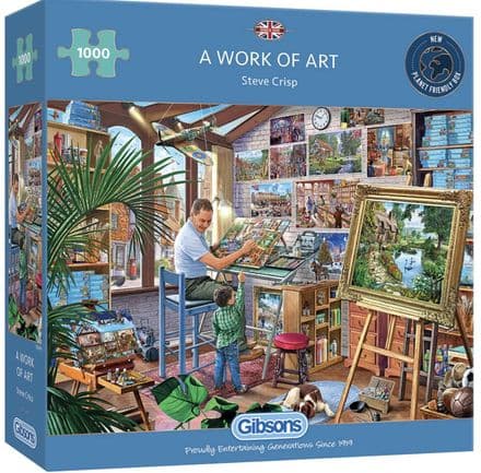 A Work Of Art Gibsons 1000 Piece Jigsaw Puzzle