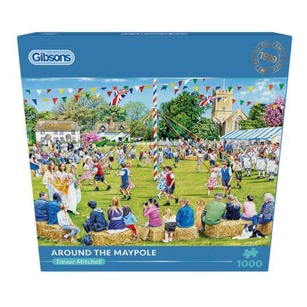 Around The Maypole Gibsons 1000 Piece Jigsaw Puzzle