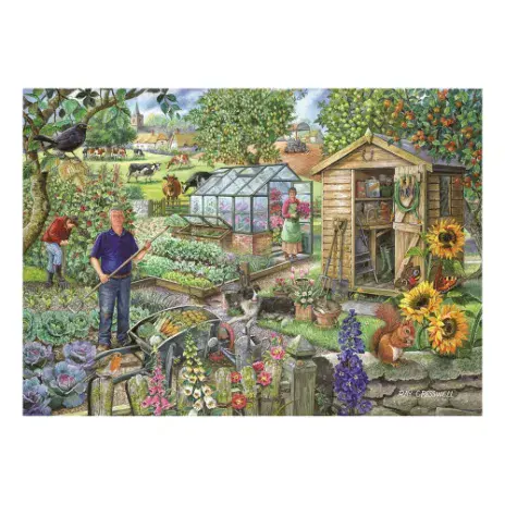 At The Allotment HOP 1000 Piece Jigsaw Puzzle