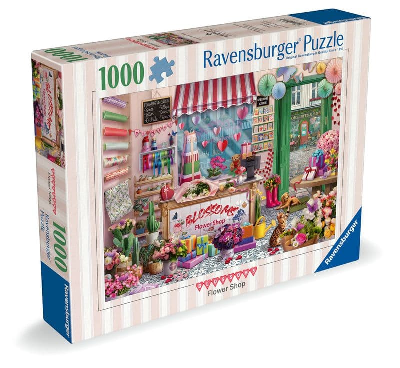 Blossoms Flower Shop Ravensburger 1000 Piece Jigsaw Puzzle