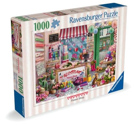 Blossoms Flower Shop Ravensburger 1000 Piece Jigsaw Puzzle