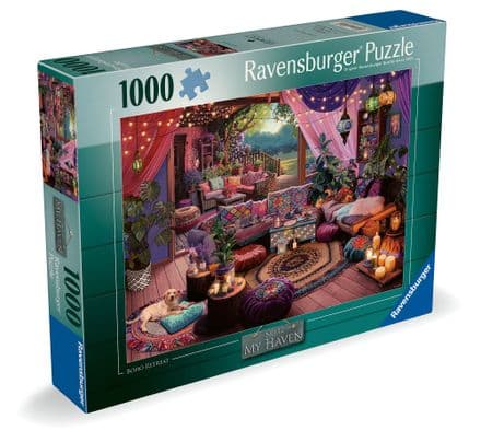 Boho Retreat My Haven Ravensburger 1000 Piece Jigsaw Puzzle